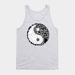 Yin Yang Cats Tank Top